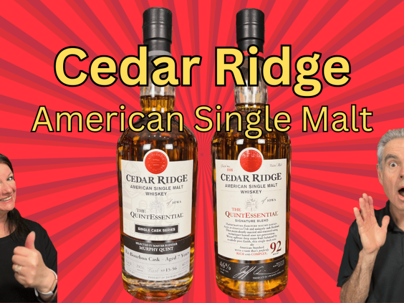 HIDDEN WHISKEY GEM! Cedar Ridge QuintEssential & Single Cask! 