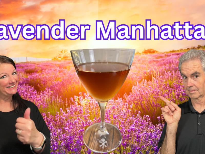 💜 The Lavender Manhattan: A Floral Twist on a Bourbon Classic🥃 
