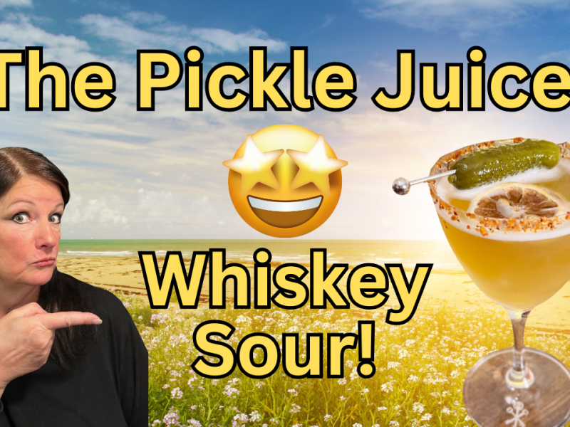 The Wildly Delicious Pickle Juice Whiskey&nbsp;Sour!