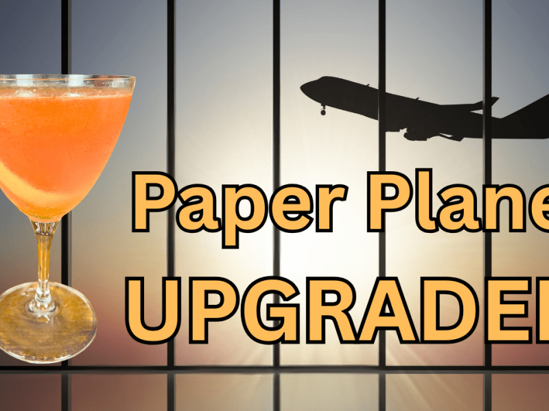 Elevate Your Cocktail Game! (Spicy Paper&nbsp;Plane)