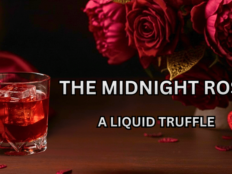 The Midnight Rose: Liquid Chocolate Truffle Cocktail 