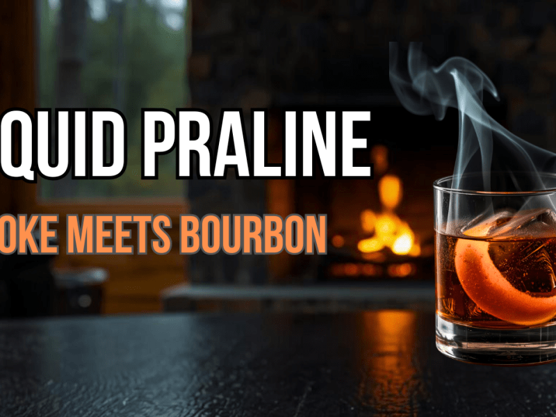 Liquid Praline! Smoked Pecan & Larceny Bourbon Cocktail 