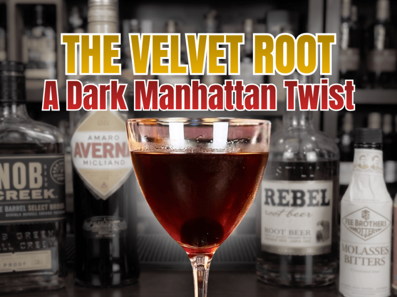 The Velvet Root: A Sophisticated Root Beer Black&nbsp;Manhattan