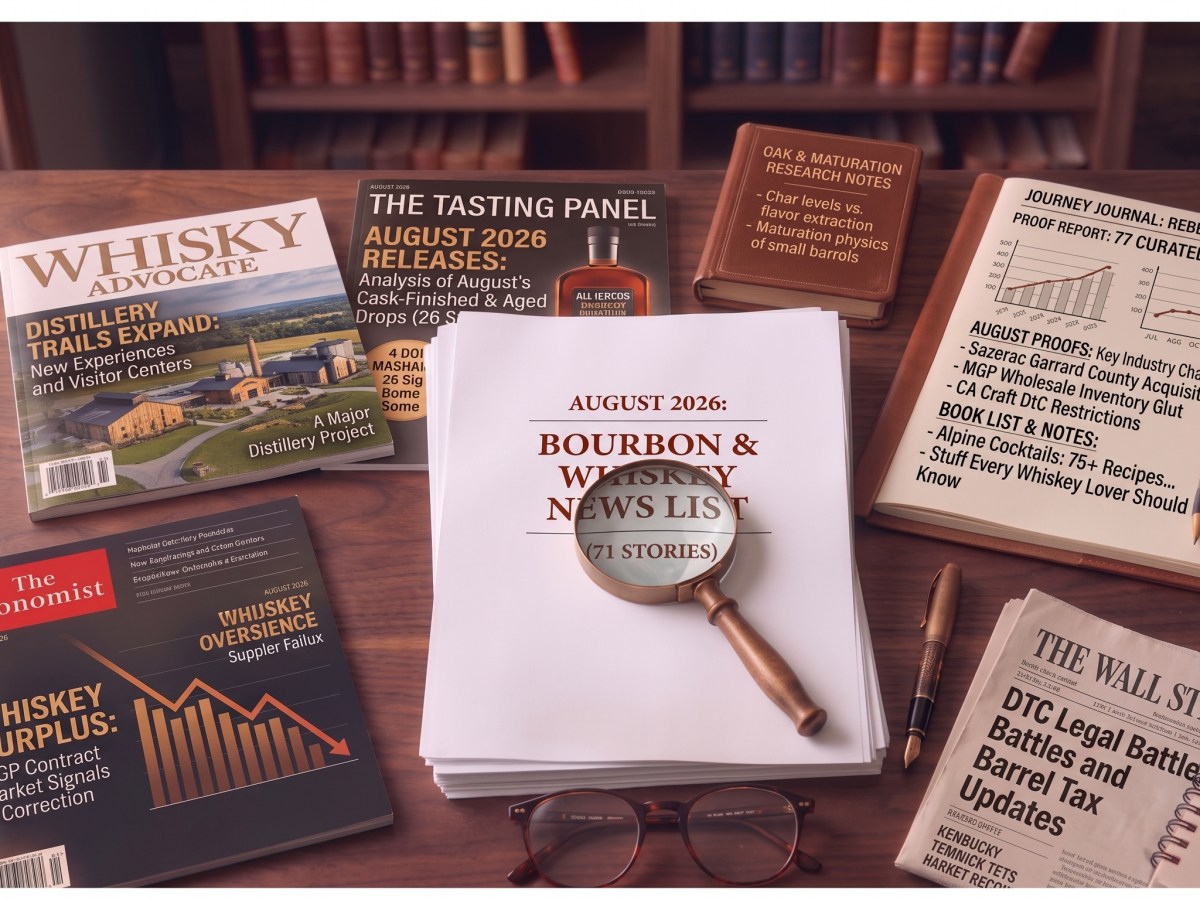 Bourbon & Whiskey News: August&nbsp;2026